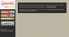 Desktop Screenshot of generista.com